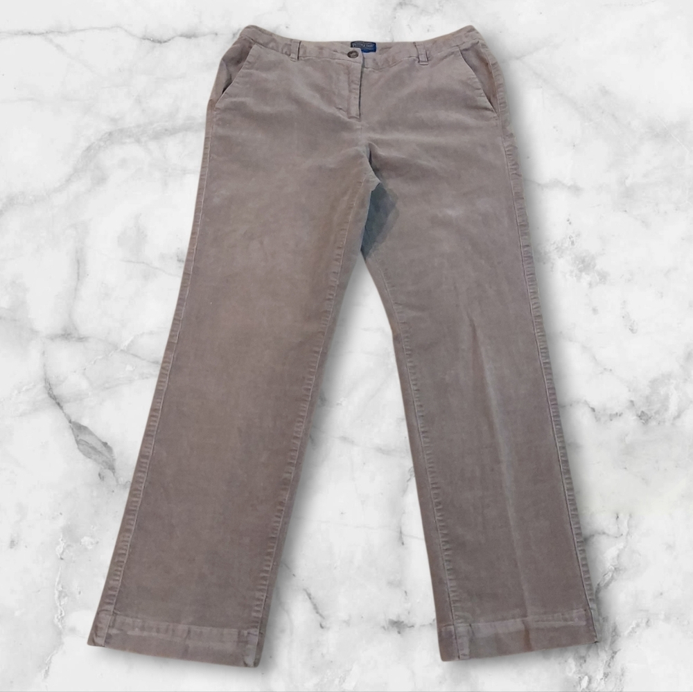 Pendleton women's gray corduroy straight-leg pants Size 12 Petite